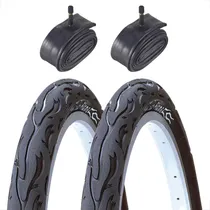 Comprar Par Pneu Aro 26 X 2.125 Kenda Flame + Par Câmaras Shiver 26