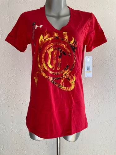 Playera Blusa Toluca Diablos Rojos Mujer 2015 Under Armour