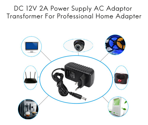Transformador Adaptador De Fuente De Alimentación Ac/dc 12v