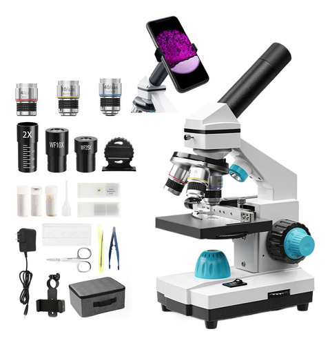 Microscopio 40x-2000x Profesional Para Laboratiorio