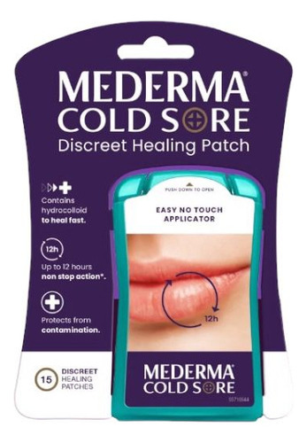 Mederma Cold Sore Parches Para Alivio De Herpes Labial 15p Todo Tipo De Piel Todo Tipo De Piel