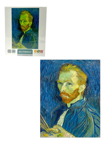 Rompecabezas X 1000 Pzs Puzzle Autoretrato Vincent Van Gogh 