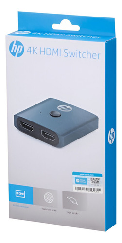Switch Hdmi Hp 4k Profesional Dual Port Hub Hdmi Dhc-hd01v