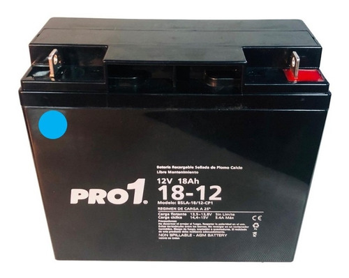 Imagen 1 de 3 de Bateria Grupo Electrogeno 6dm18 12v 18ah Gel 6fm18