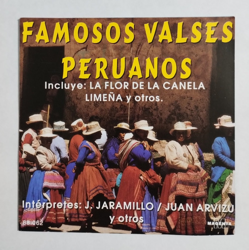 Valses Peruanos Cd Nuevo 14 Temas Cantan Grandes Artistas