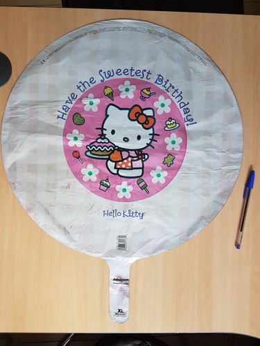 Balão Metalizado Hello Kitty 45cm 5 Balões -ref 1253102