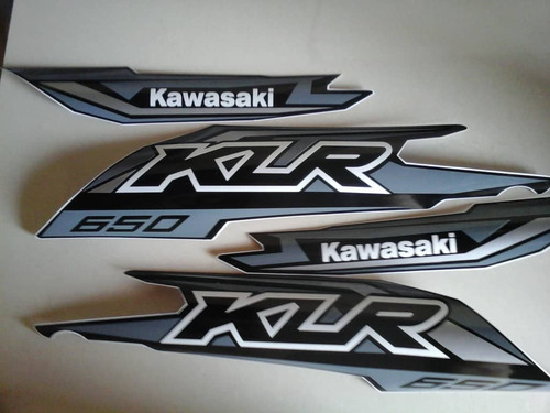 Imagen 6 de 7 de Kit Calcomanias/etiquetas Kawasaki Klr 650 Modelo Designpro