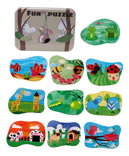 Rompecabezas De Madera Con Imagen De Animales Para Estilo 5