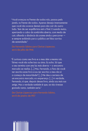 Cartas Perto Do Coração, De Lispector, Clarice / Sabino, Fernando. Editorial Record, Capa Mole Em Português
