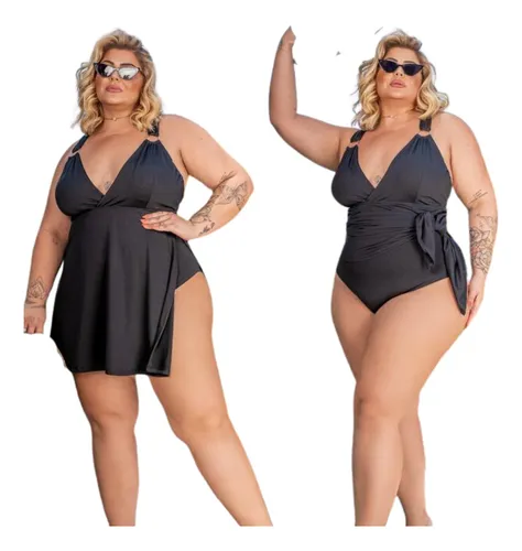 Mai Plus Size Saia Embutida Mai Vestido Sa da De Banho
