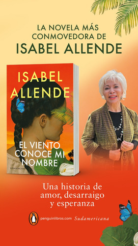 Viento Conoce Mi Nombre / Isabel Allende (envíos), De Isabel Allende. Editorial Sudamericana, Tapa Blanda En Español
