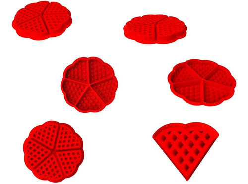 Molde De Gofres De Silicona Molde Para Muffins, Bandeja De