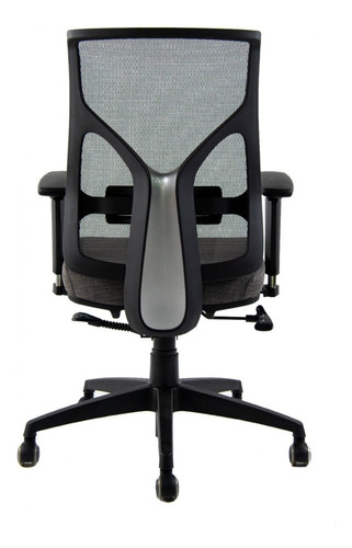 Imagen 8 de 12 de Silla Cool Oficina Con Apoya Cabeza Y Lumbar Base Negra