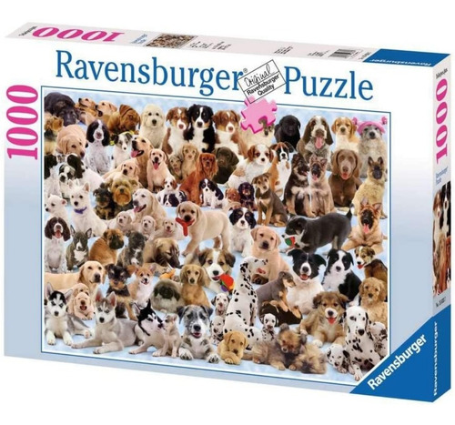 Rompecabezas Ravensburger 1000 Pzs Collage De Perros Puzzle