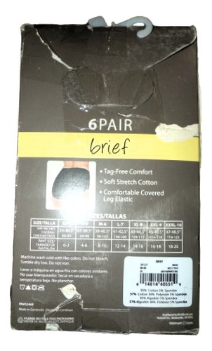 Pantaletas De Colores Y Stretch Talla 10 (38/40) Secret Trea