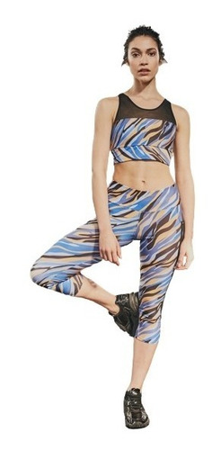 Calza Capri  Recorte Tul Lined Sweet Lady Sport 20531-055