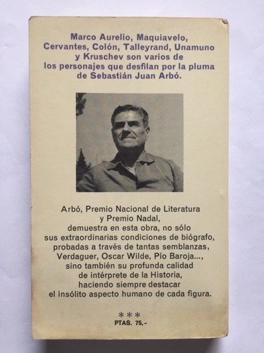 Hechos Y Figuras Sebastián Juan Arbó (Usado)