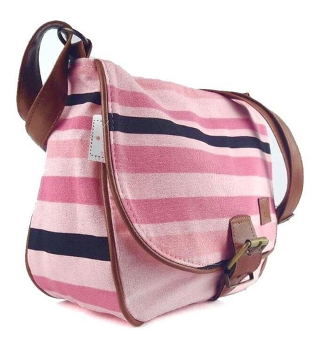 Cartera Bandolera De Lona Con Manija Regulable Local