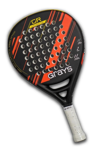 Paleta Padel Grays Attack 5.0 Or/blk Met 610010 Lefran