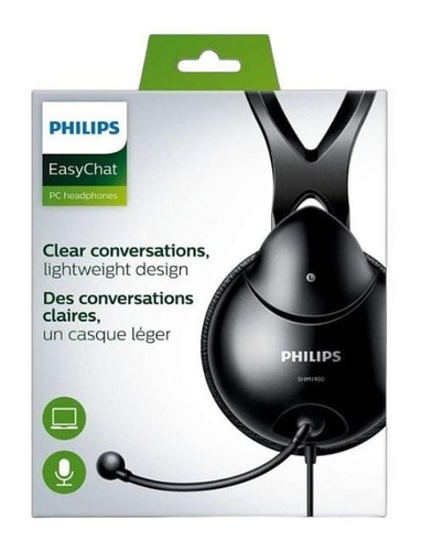 Audifonos Headset Chat Philips Computador Pc Lapto Oficina