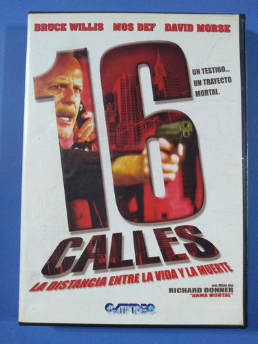 Pelicula 16 Calles Bruce Willis  Dvd Original Usado 