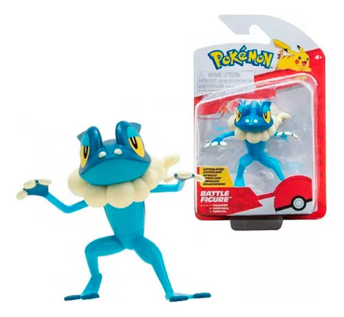 Figura Oficial Pokemon Jazwares Battle Figura Frogadier 7cms