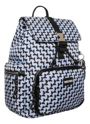Mochila Para Mujer Westies Azul Hbeyeruc3we Azul Liso