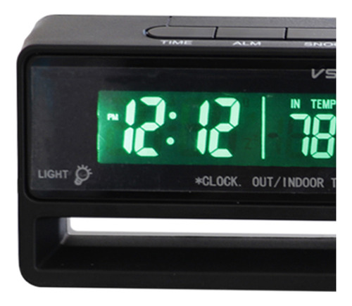 Reloj Voltaje Digital Monitor De Batería Medidor De