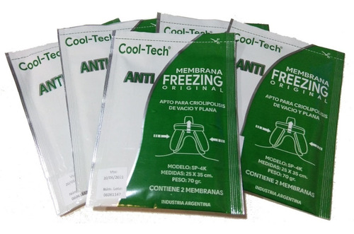 60 Paños Anticongelante Cooltech P/criolipólisis (30 Sobres)