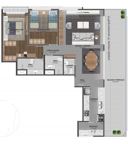 Imagem 18 de 22 de Apartamento À Venda No Bairro Centro - Florianópolis/sc - O-25241-41682