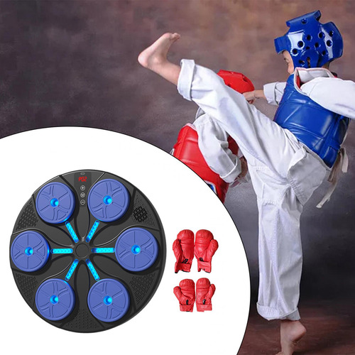 Dispositivo De Guantes Rojos Con Almohadilla Azul