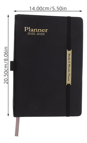Bloc De Notas Planner Notebook Daily Planner 2025-2026