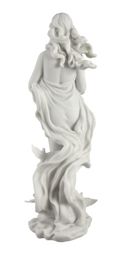 Estatua Diosa Griega Afrodita 25.4 Cm Tamaño - Resina Color Blanco