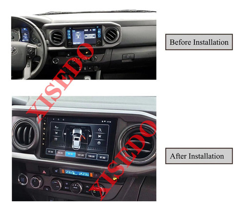 Estéreo Toyota Tacoma 2016-2022 Android Carplay Gps 2+32 G