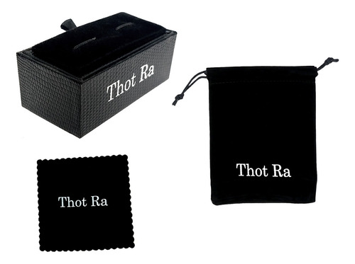 Thot Ra Mancuernillas Letra J Iniciales Plateadas G-178 Color Plateado