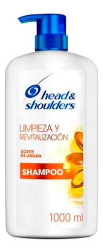  Shampoo Head & Shoulders Limpieza Y Revitalización  1000ml