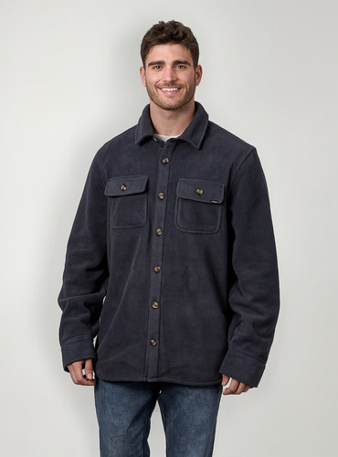 Camisa Campera De Polar Hombre City Polemic