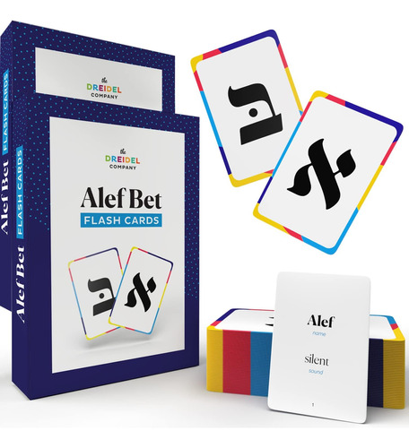 Alef Bet Flash Cards Aleph Beis Alfabeto Judío Flashcards (p