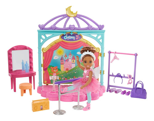 Set De Juguete Barbie Club Chelsea Ballet 6'' Con