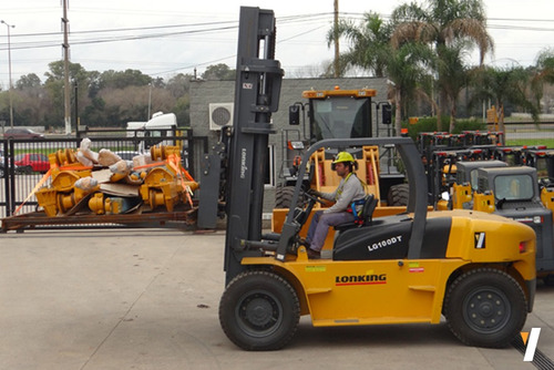 Autoelevador Lonking Lg100dt Levante 10tn 124hp