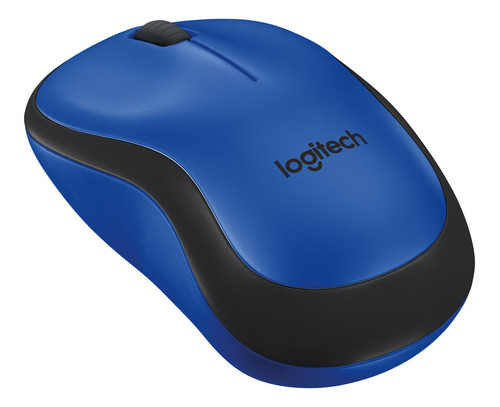 Imagem 2 de 2 de Mouse sem fio Logitech M220 Silent azul