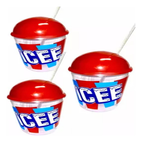 Dulcero Icee Gigante Chela Recuerdo Fiesta Niños 12 Piezas