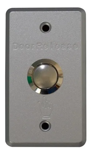 Botón Exit Pulsador Salida Metálico Empotrable Acceso 86*50