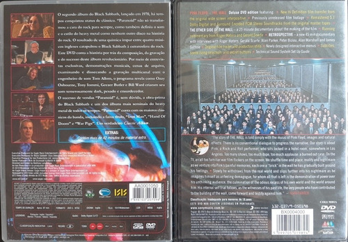 2 Dvds Rock Novos: Black Sabbath Paranoid E The Wall O Filme