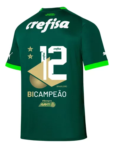 Camisa Puma Palmeiras II 2023 Campeão Brasileiro 2022 