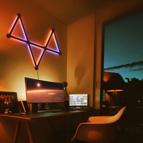 Iluminación Ambiental Inalámbrica Bt Led Creative Pickup Qua