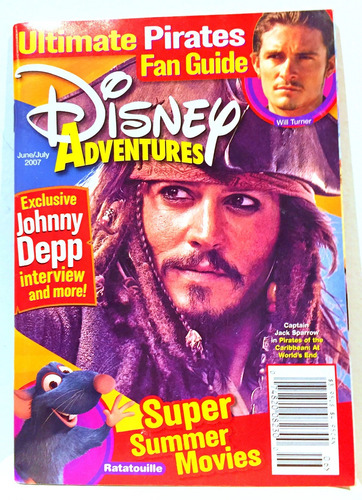 Revista Disney Adventures Piratas Del Caribe 