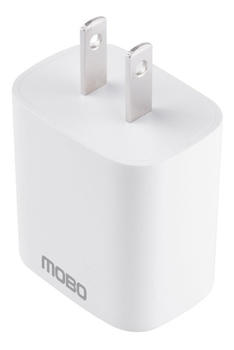 Cargador De Pared 1 Puerto Tipo C Mobo Power Blanco 20w