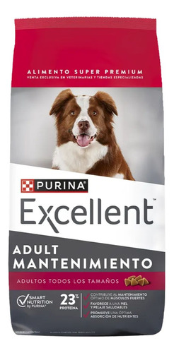 Excellent Formula Adulto 15 Kg Perros Adultos El Molino