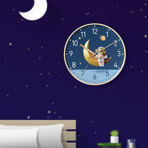 T Reloj De Pared De, Reloj Analógico De Dibujos Animados De